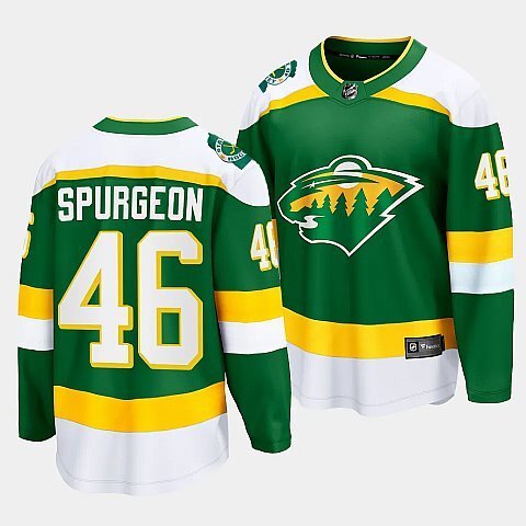 Minnesota Wild #46 Jared Spurgeon 2023-24 Alternate Green Breakaway Player Jersey
