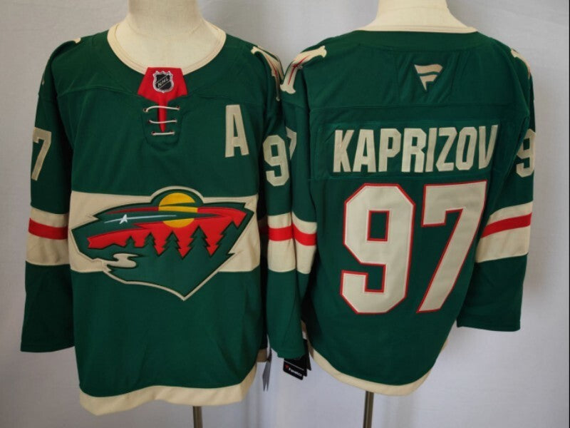 Minnesota Wild #97 Kirill Kaprizov Ducks Style 2