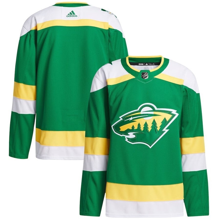 Minnesota Wild adidas 202324 Alternate Primegreen Authentic Jersey – Green