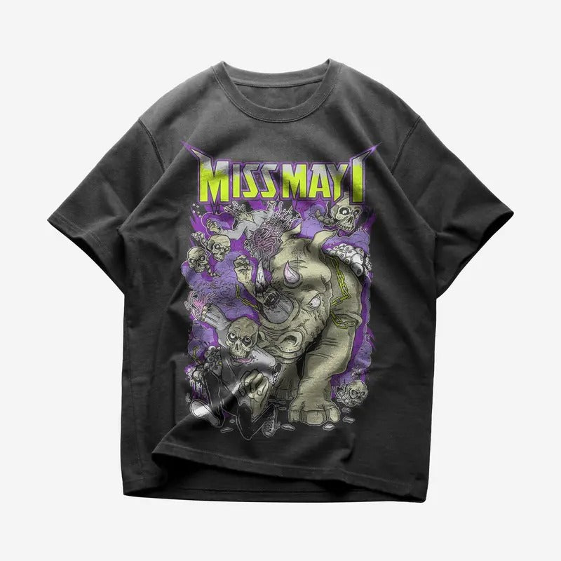 Miss May I T-Shirt - Soft and Comfortable Fabric - Perfect for Metalcore Fans - Limited Edition