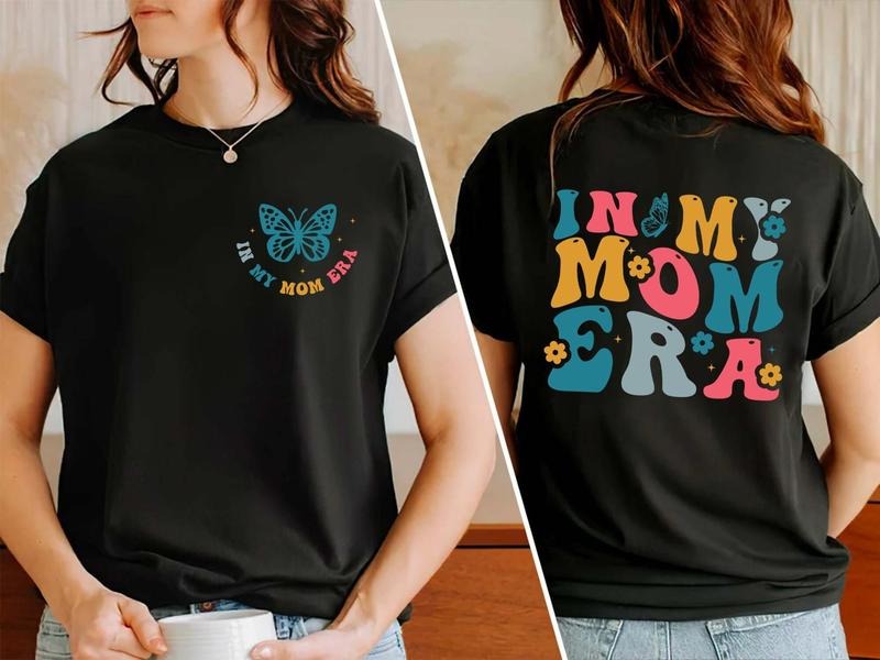 Mom Shirt, In My Mom Era Shirt, Retro Mom Clothes, Mom's Birthday T-Shirt, New Mom & Pregnancy Outfit, Cool Mom Shirt, Gift For Mama Shirt