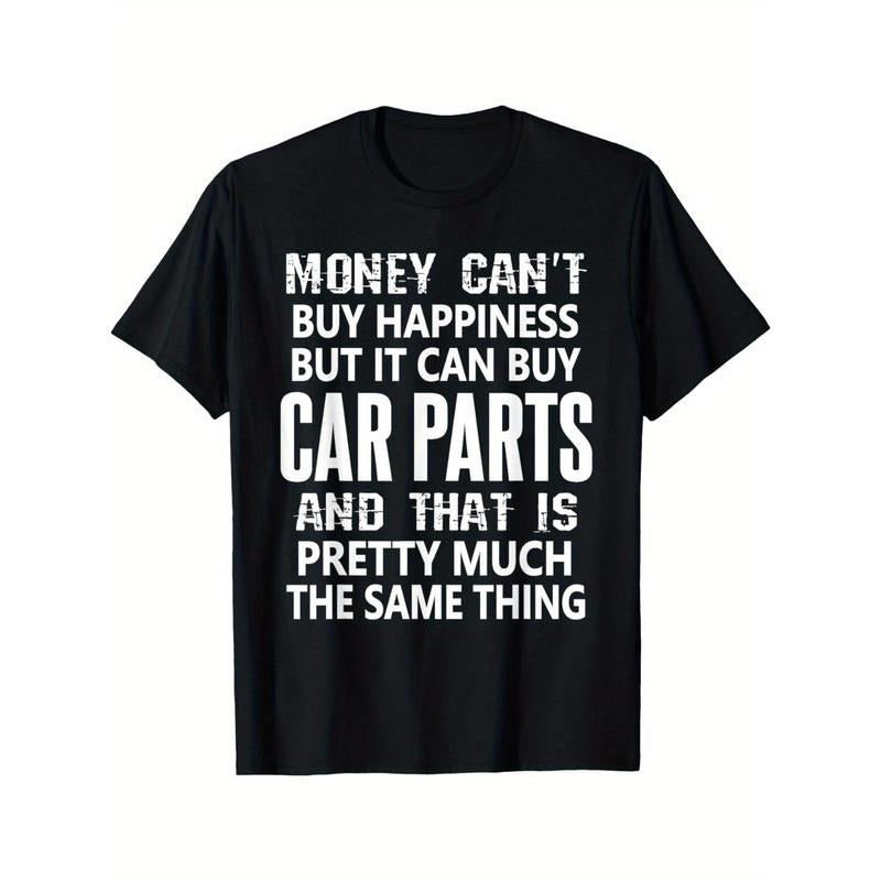 Money Can Buy Car Parts Funny Car Guy Mechanic Garage T-Shirt made in usa
