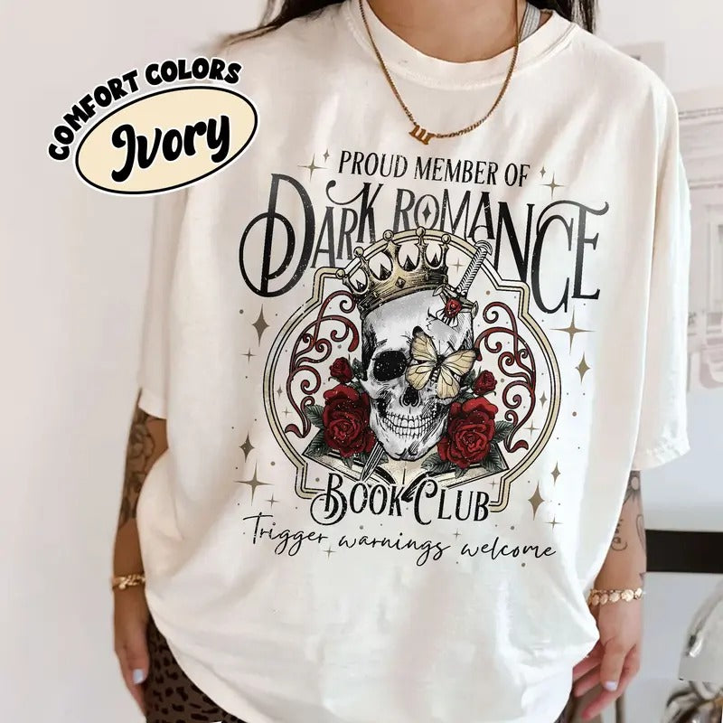 Morally Grey Fan Comfort Colors Shirt, Dark Romance Book Club T Shirt, Tee For Spicy Book Lovers, Run Little Mouse, Bookish Gift Womenswear