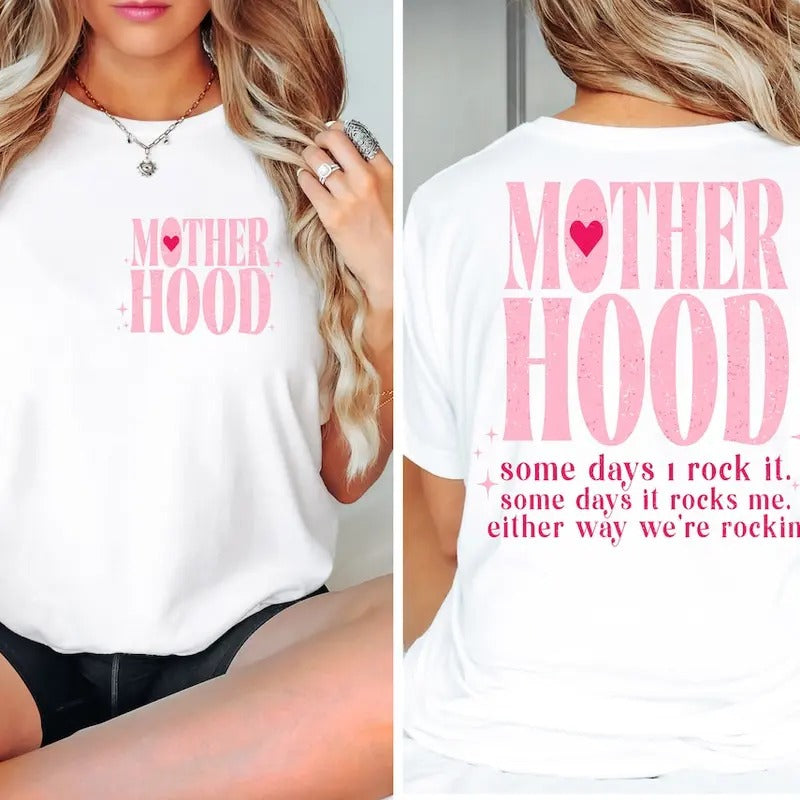 Motherhood Shirt, Motherhood Sweatshirt, Some Days I Rock It, Retro Motherhood Shirt, Retro mom sweatshirt, Rockin Motherhood sweatshirts