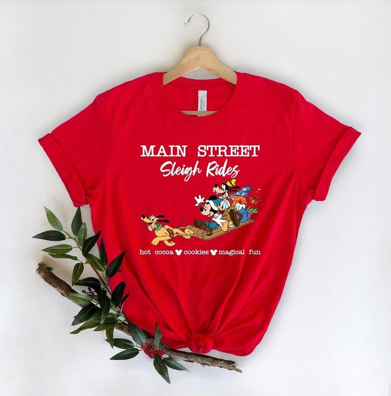 Mouse Christmas Tshirt Sweatshirt, Mouse Shirt, Main Street Christmas Shirt