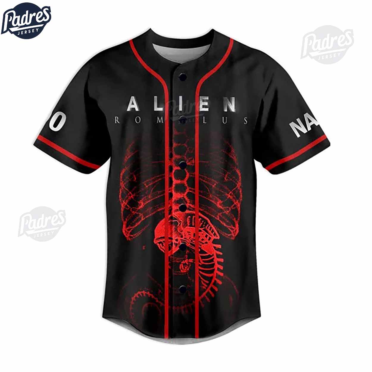 Movie Alien Romulus Custom Baseball Jersey - Padres Jersey Oasis: Elevate Your Baseball Style Game