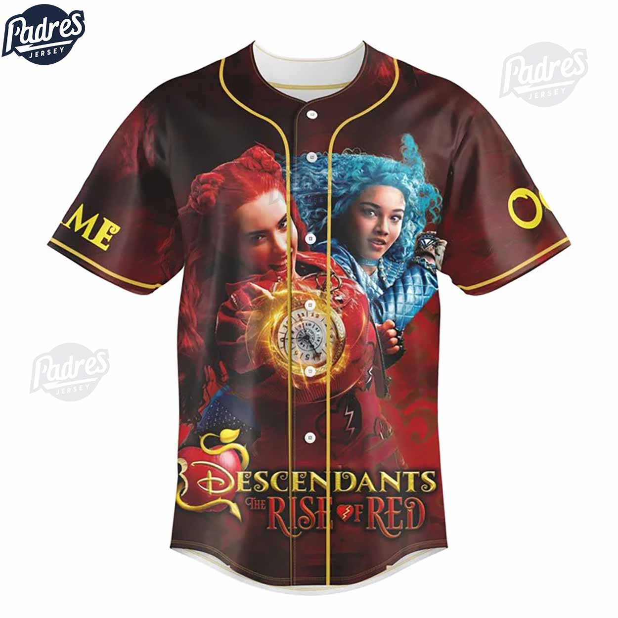 Movie Descendants 4 Custom Baseball Jersey Style - Padres Jersey Oasis: Elevate Your Baseball Style Game