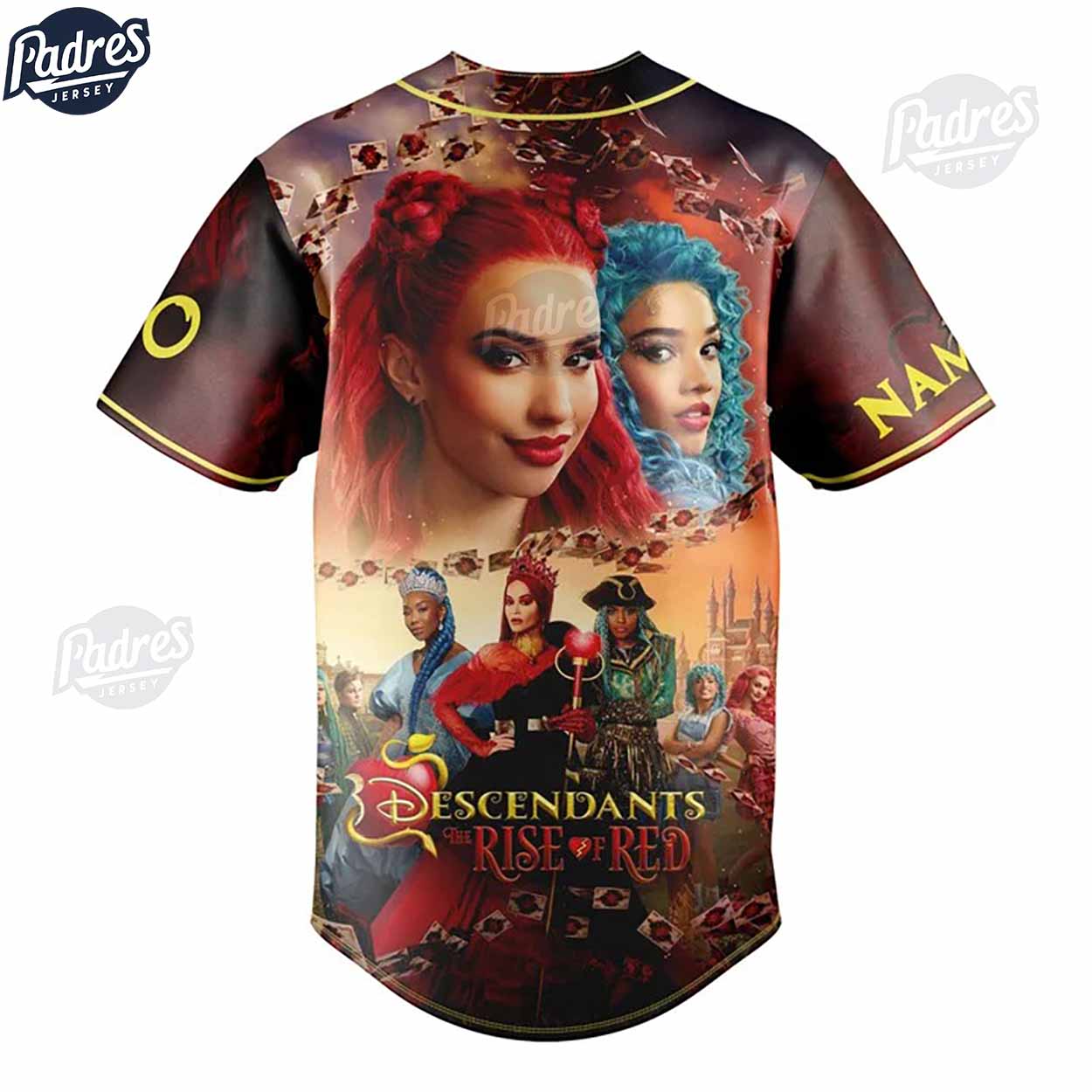 Movie Descendants 4 Custom Baseball Jersey Style - Padres Jersey Oasis: Elevate Your Baseball Style Game