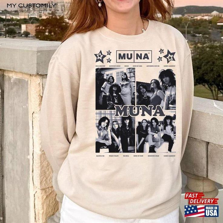 Muna Band Tour 2023 Crewneck, Life T-Shirt for Fans