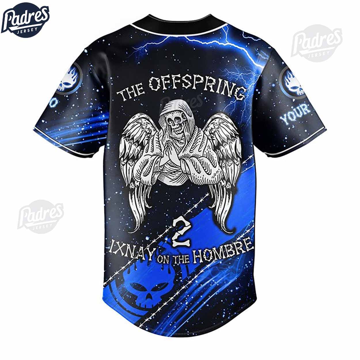 Music The Offspring Band Custom Baseball Jersey - Padres Jersey Oasis: Elevate Your Baseball Style Game