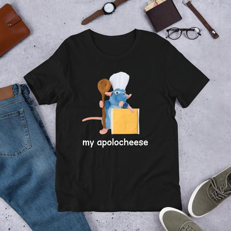 My Apolocheese Rat Plush Cheese Meme, Funny Meme Shirt, Ironic Shirt, Rat Lover Gift, Oddly Specific, Unhinged T-shirt,...