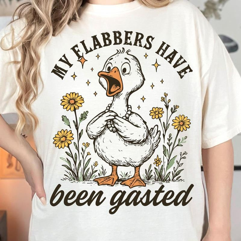 My Flabbers Have Been Gasted Comfort Colors Shirt ~ Women's Clothing Printed in South Carolina USA Unisex Sizing