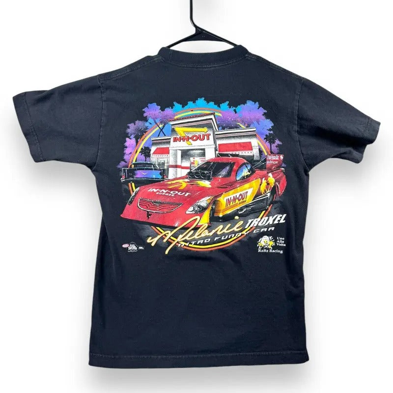 NHRA In-N-Out Burger Melanie Troxel Autographed T-Shirt Men's all Size Menswear Top Hoodie, Sweatshirt | WearSparks.com