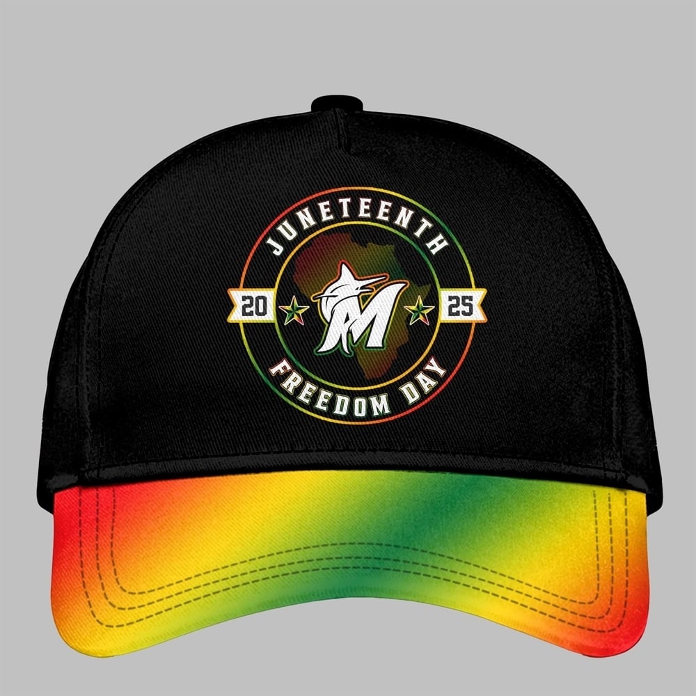 Miami Marlins Juneteenth Day 2025 Baseball Jersey Hat - Grishko.com T-Shirts, Hoodie, Sweatshirt | WearSparks.com (Image 2)