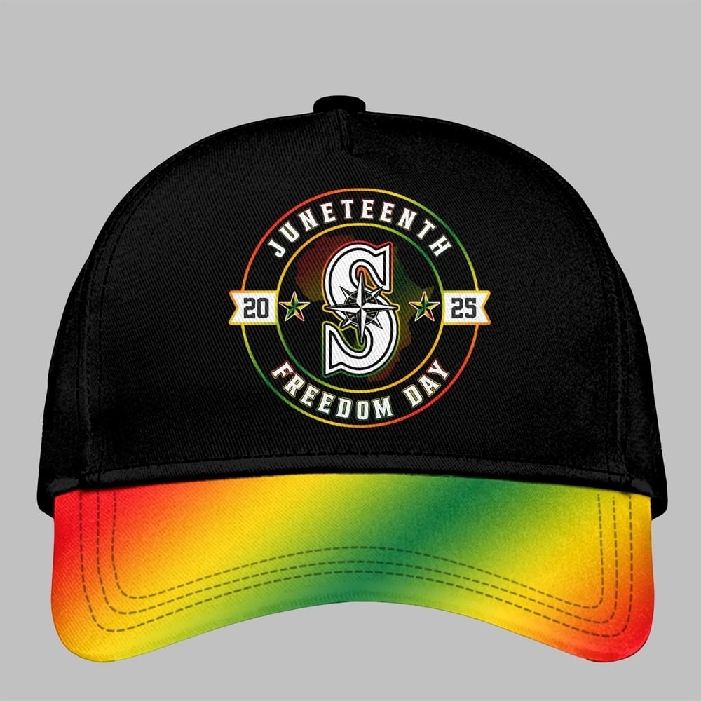 Seattle Mariners Juneteenth Day 2025 Baseball Jersey Hat - Grishko.com T-Shirts, Hoodie, Sweatshirt (Image 2)
