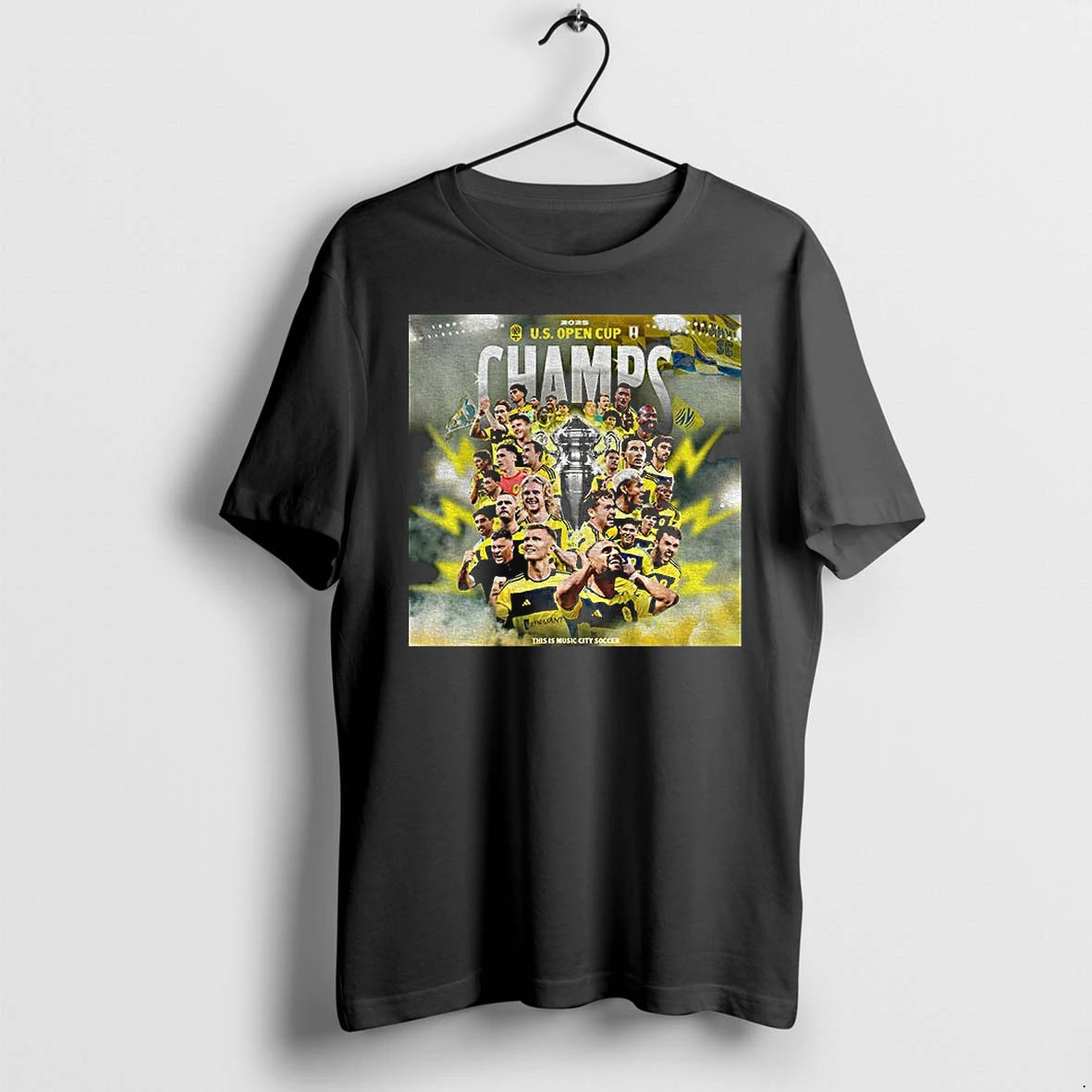Nashville Sc Fc 2025 Us Open Cup Champions This Is Music City Soccer Tshirts Sweater