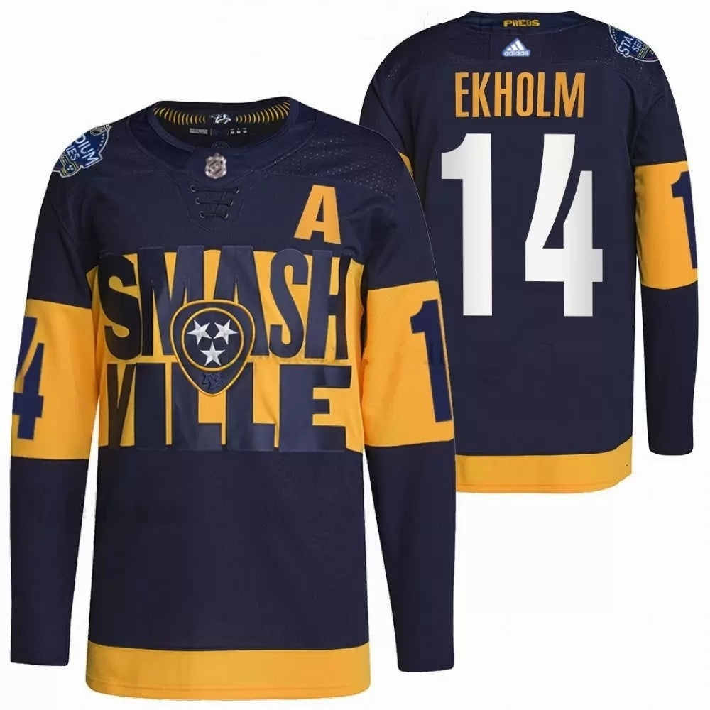 Nashville Predators #14 Mattias Ekholm 2022 Stadium Series