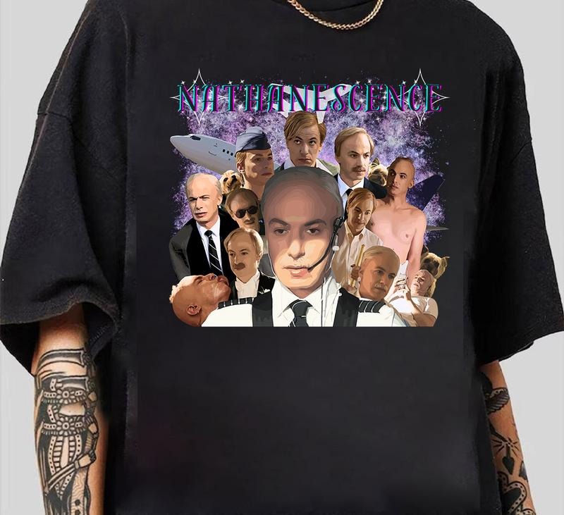 Nathanescence Nathan Fielder Band Tee Parody T-Shirt Unisex Vintage Tee for Fans Perfect Everyday Tee