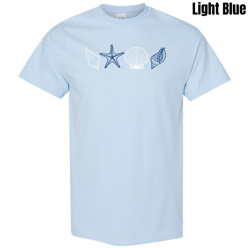 Nautical Shells Gildan Short Sleeve T-Shirt 'NLB'