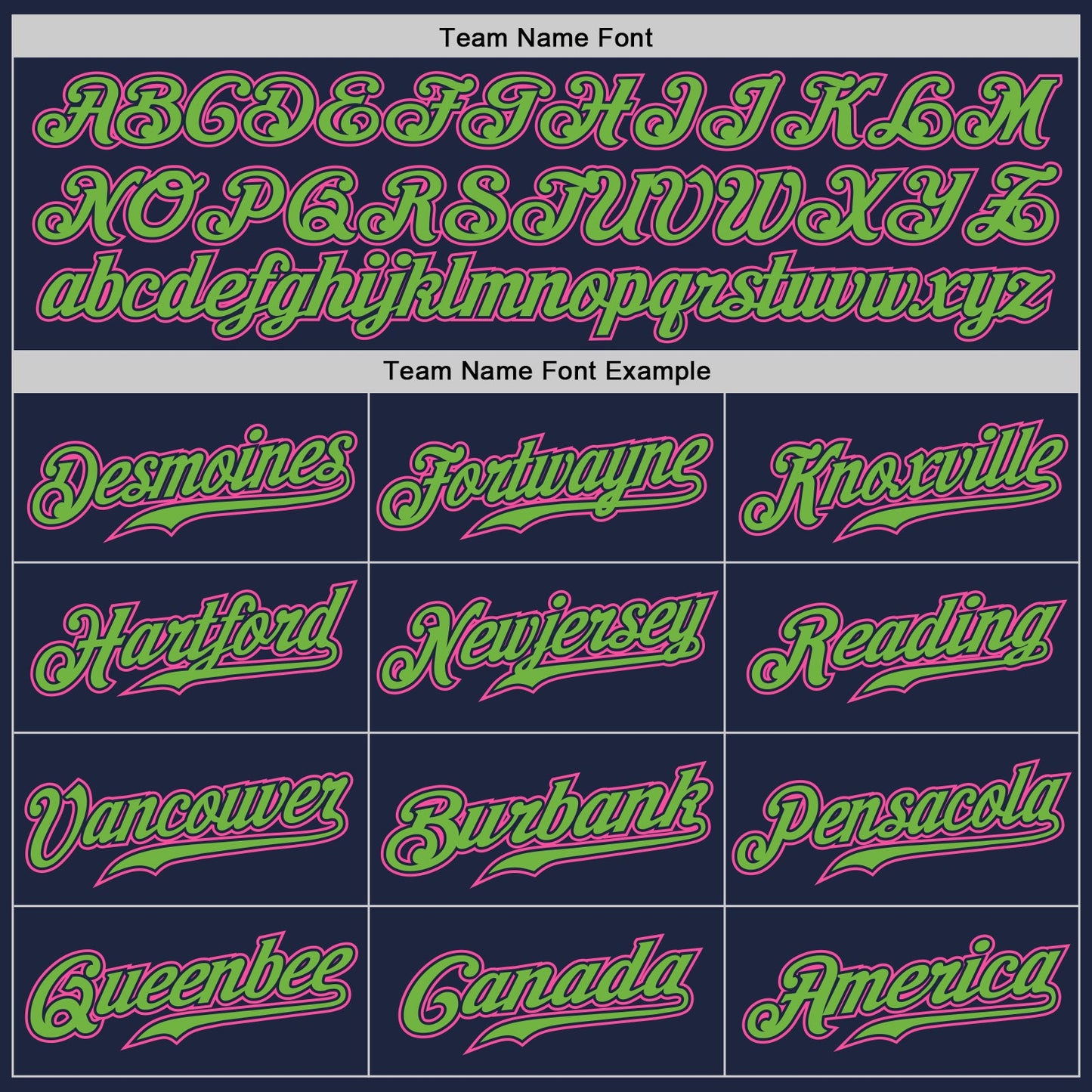 Custom Navy Pink-Neon Green Authentic Baseball Jersey