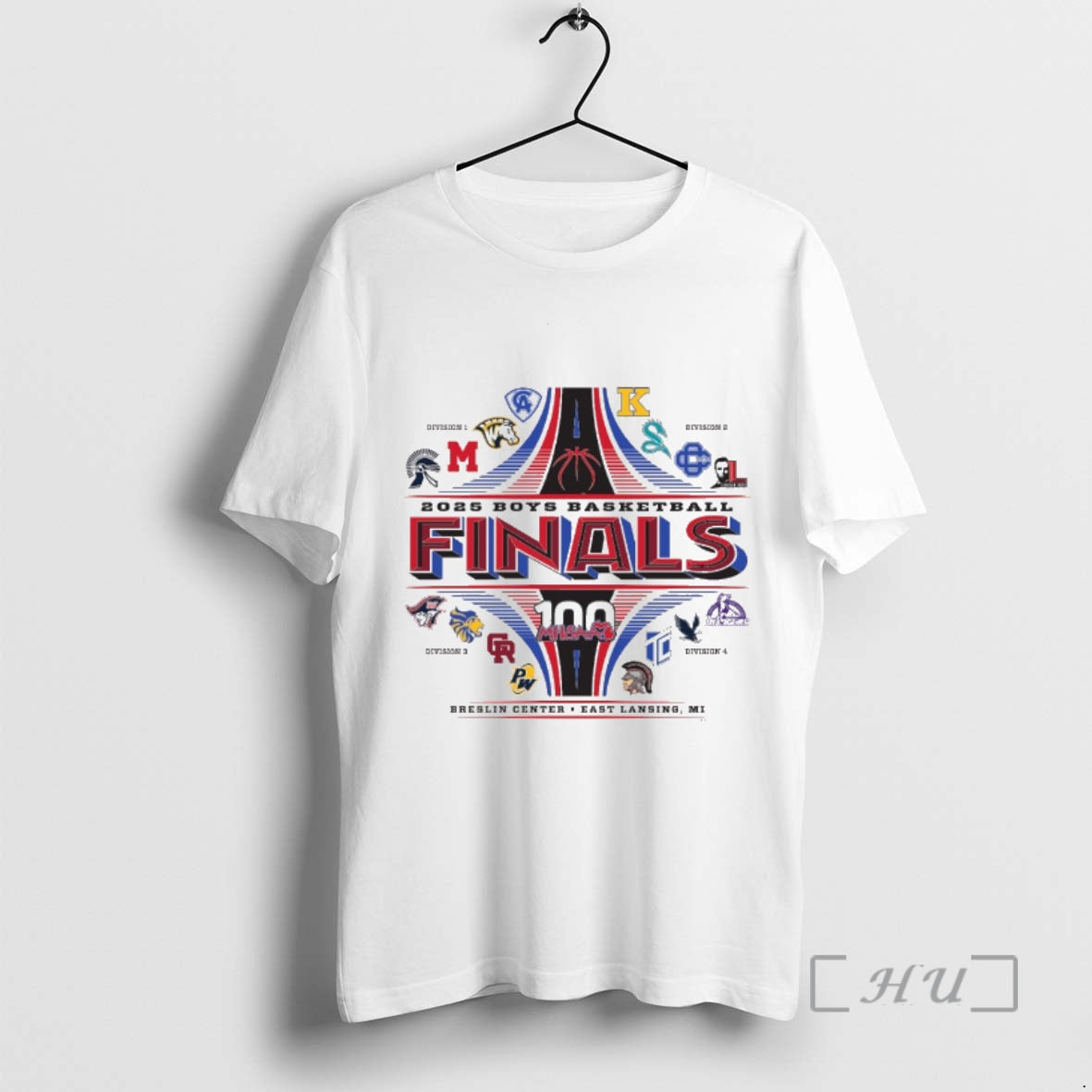 New 2025 Mhsaa Boys Basketball Finals 100 Breslin Center East Lansing Mi Logos Premium