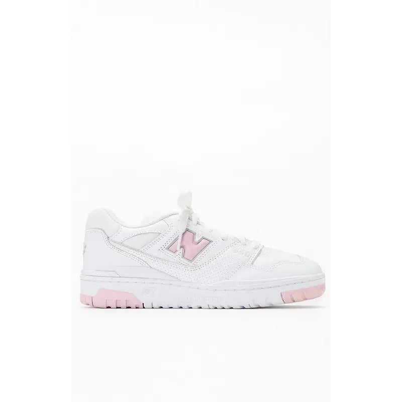 New Balance Women's White & Pink 550 Sneakers - Multicolor