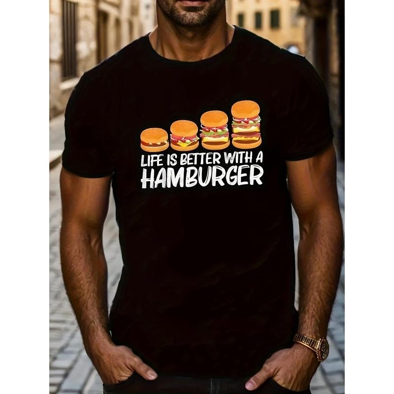 New Casual Crew Neck Men's T-Shirt Made in USAstyle{n002}13