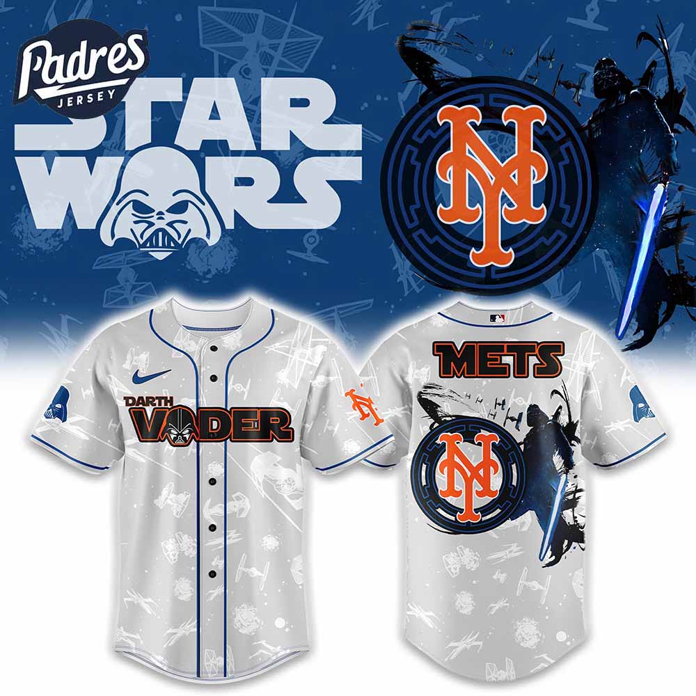 New York Mets MLB x Darth Vader Is Anakin Baseball Jersey - Padres Jersey Oasis: Elevate Your Baseball Style Game