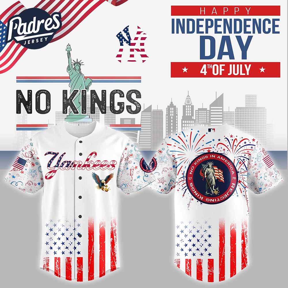 New York Yankees MLB X The 4th Of July X Military Custom Baseball Jersey - Padres Jersey Oasis: Elevate Your Baseball...