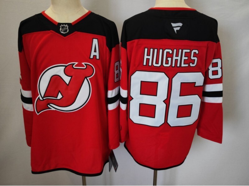 New Jersey Devils #86 Jack Hughes Style 2