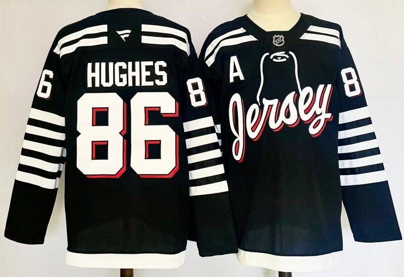 New Jersey Devils #86 Jack Hughes Style 3