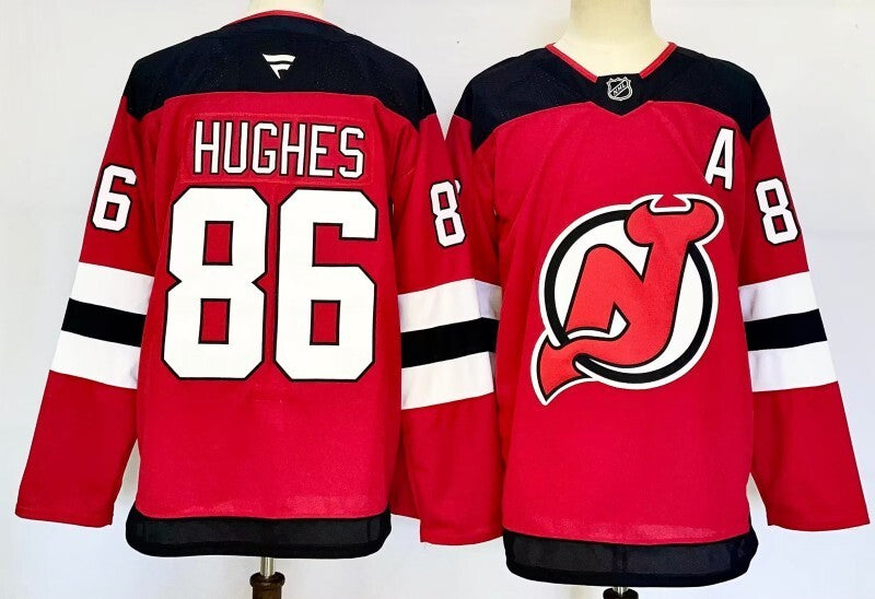 New Jersey Devils #86 Jack Hughes Style 4
