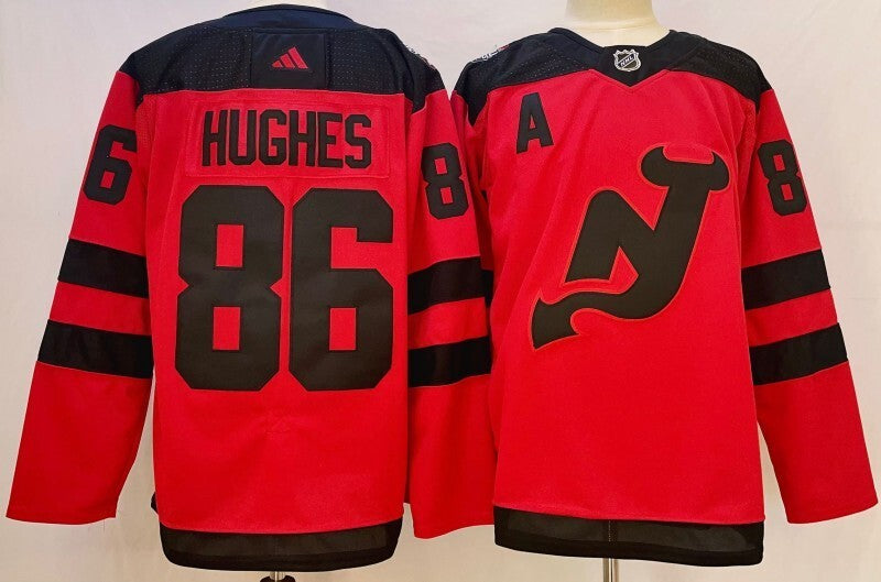 New Jersey Devils #86 Jack Hughes Style 5
