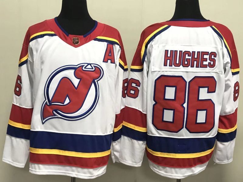 New Jersey Devils #86 Jack Hughes Style 7