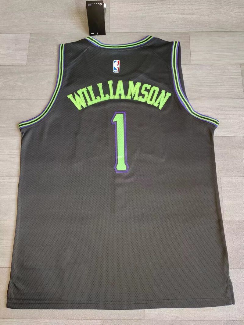 New Orleans Pelicans #1 Zion Williamson 24 Season Pelicans 1 City Edition Style 1