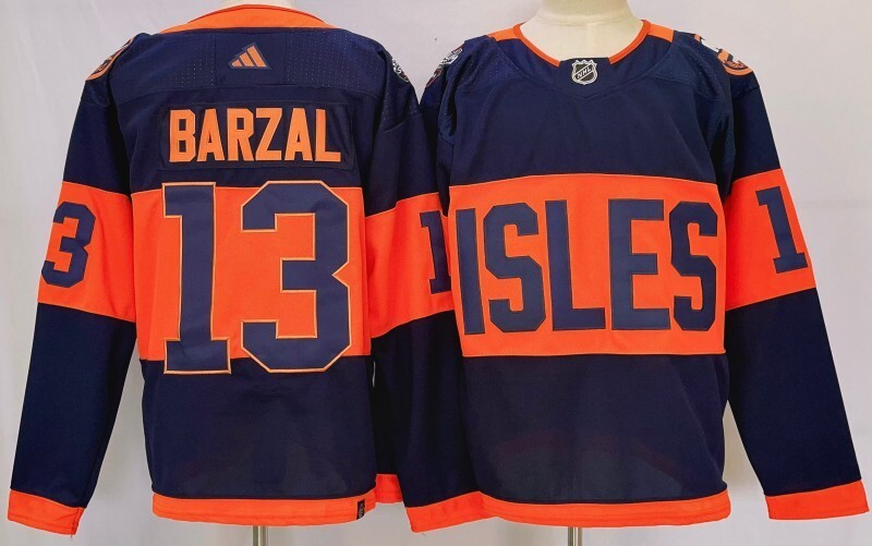 New York Islanders #13 Mathew Barzal Style 3