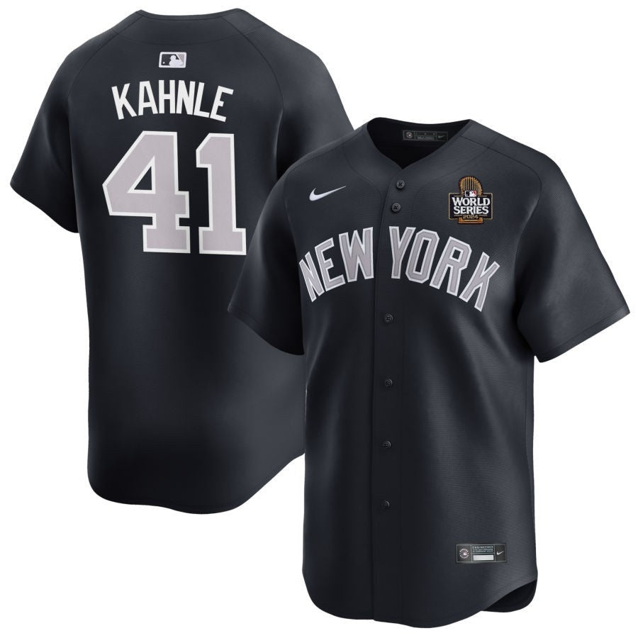 New York Yankees #41 Tommy Kahnle 2024 World Series Alternate – Navy