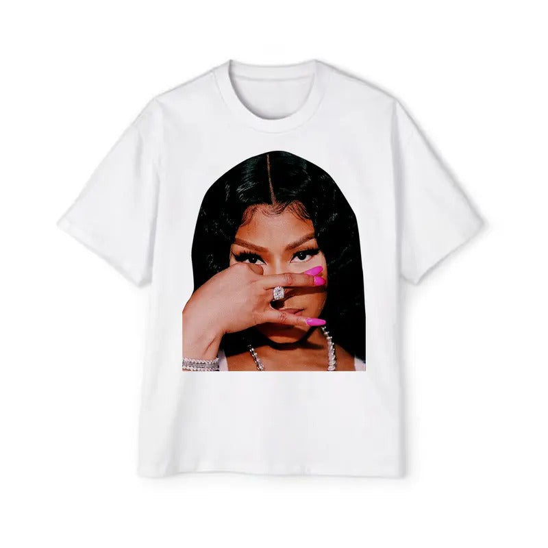 Nickiiii Mainajjj Big Face Rap Tee: A Bold Statement for Trendsetters