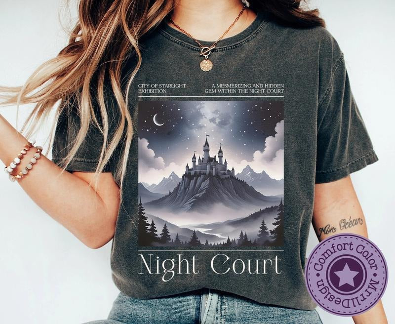 Night Court Shirt, SJM Universe Sweatshirt, ACOTAR Velaris Shirt, Feyre Archeron Tee, Bookish Reader Merch, MrrllDesign.