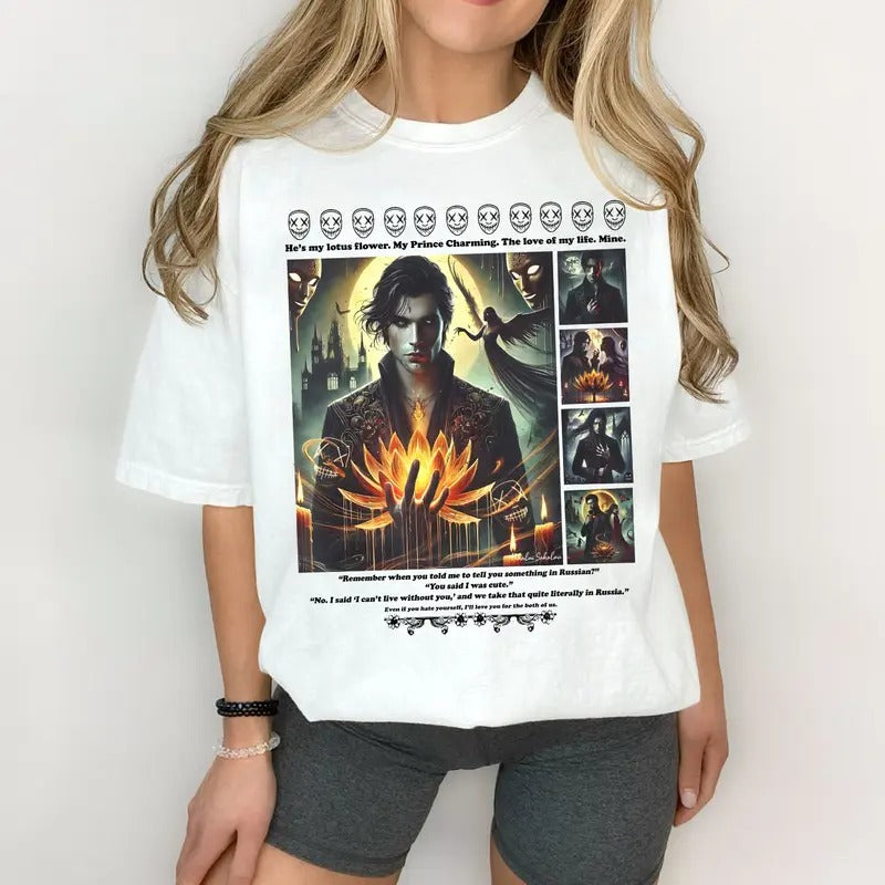 Nikolai Sokolov Bookish T-Shirt, God of Fury Book Sweatshirt, Rina Kent Hoodie, Dark Romance Merch, Smut Gifts, Romance Books Readers Tee