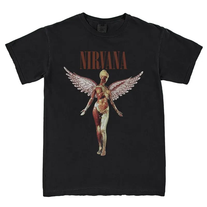 Nirvana Heliconia Sweatshirt, Vintage Nirvana Crewneck Sweatshirt, Nirvana Kurt Cobain Sweater, Nirvana Sweatshirt, Nirvana Tour 90s Tee Shirt