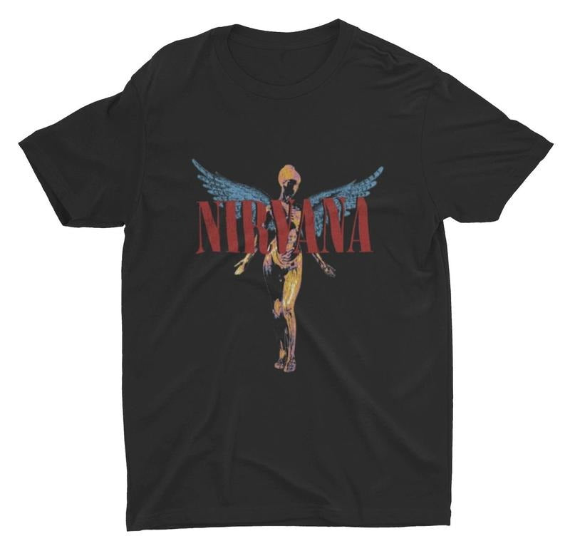 Nirvana Incesticide Album cover gift for fans Vintage Kurt Cobain Tshirt -Vintage unisex graphic tee Menswear Top Underwear Streetwear