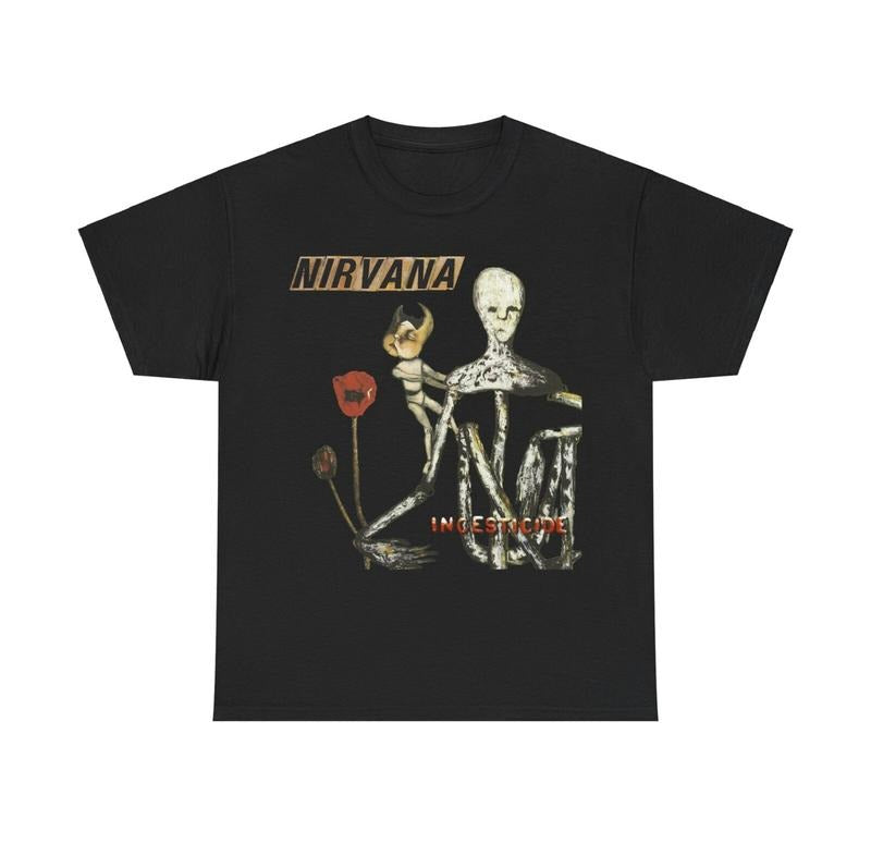 Nirvana Incesticide Album cover gift for fans Vintage Kurt Cobain Tshirt -Vintage unisex graphic tee Menswear Top Underwear Streetwearstyle{n002}2