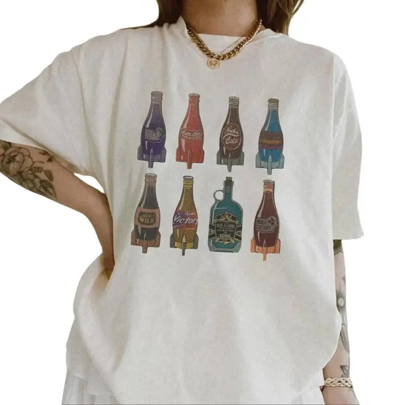 Nuka Coca Fallout Retro T-shirt, Vintage Gaming shirt Hoodie, Sweatshirt | WearSparks.com
