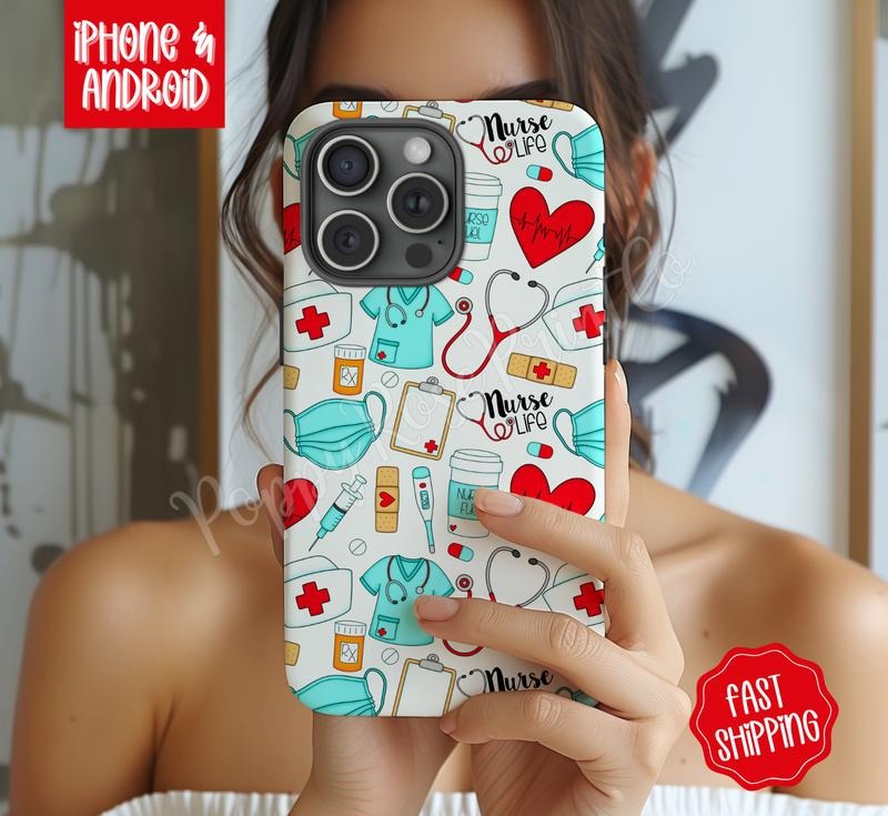 Nurse Life Phone Case Mag Safe Compatible Magnetic Tough Cases T-Shirts, Hoodie, Sweatshirt | WearSparks.com