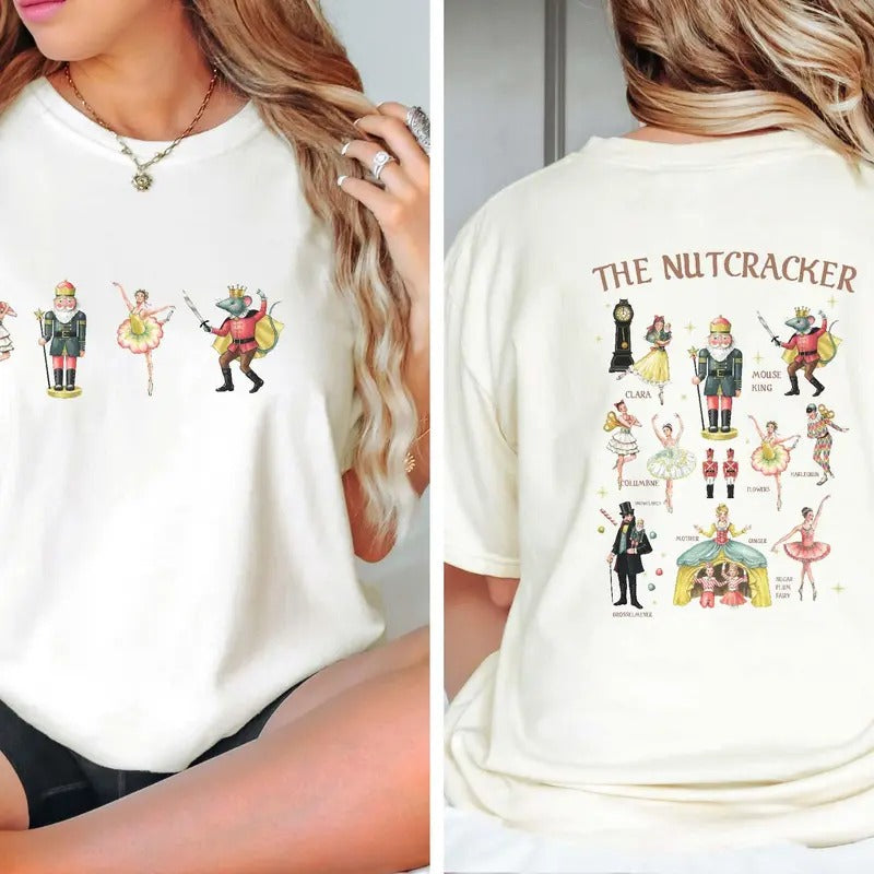 Nutcracker Shirt, Christmas Nutcracker Sweatshirt, Christmas Sweatshirt, Nutcracker Ballet Shirt, Christmas Shirt,...