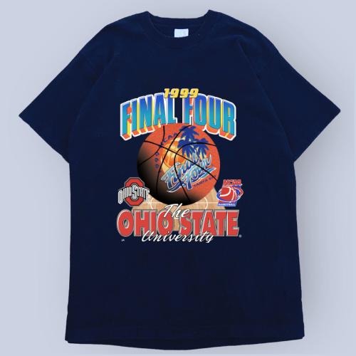 OHIO STATE BASKETBALL Vintage Graphic Streetwear Tshirt