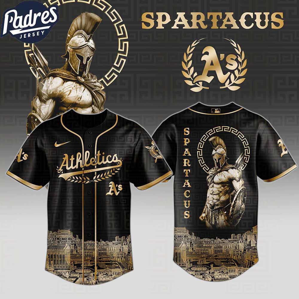 Oakland Athletics MLB X Spartacus Custom Baseball Jersey - Padres Jersey Oasis: Elevate Your Baseball Style Game