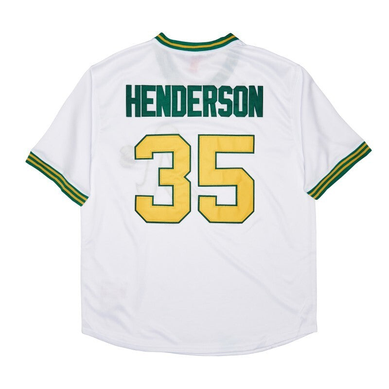 Oakland Athletics #35 Rickey Henderson Style 1