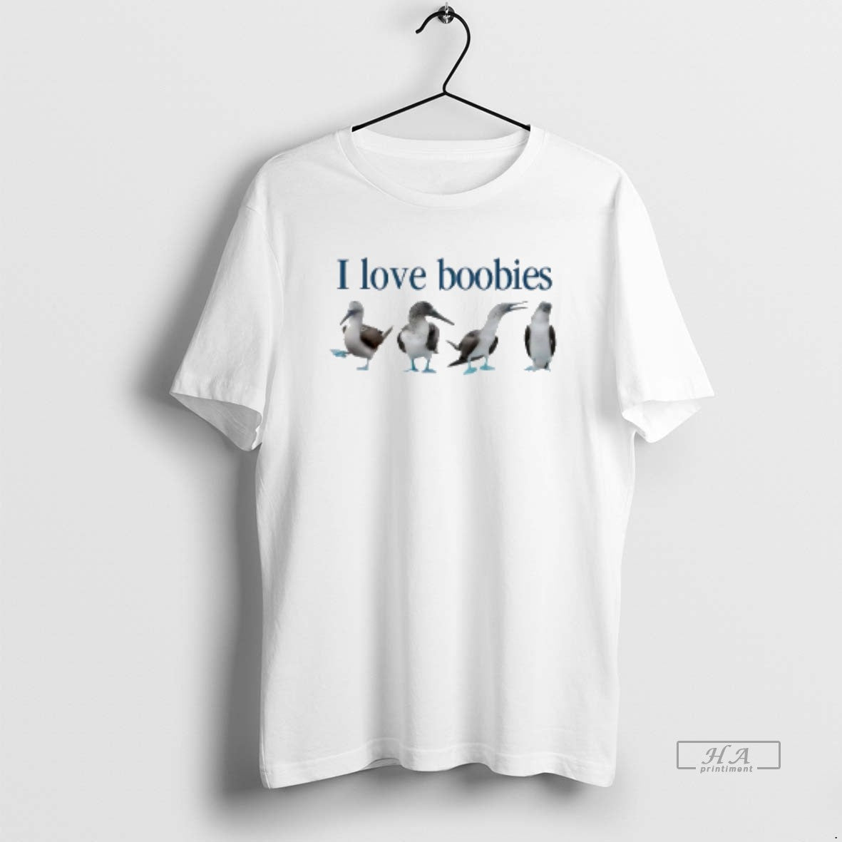 Official I Love Boobies Bird Graphic